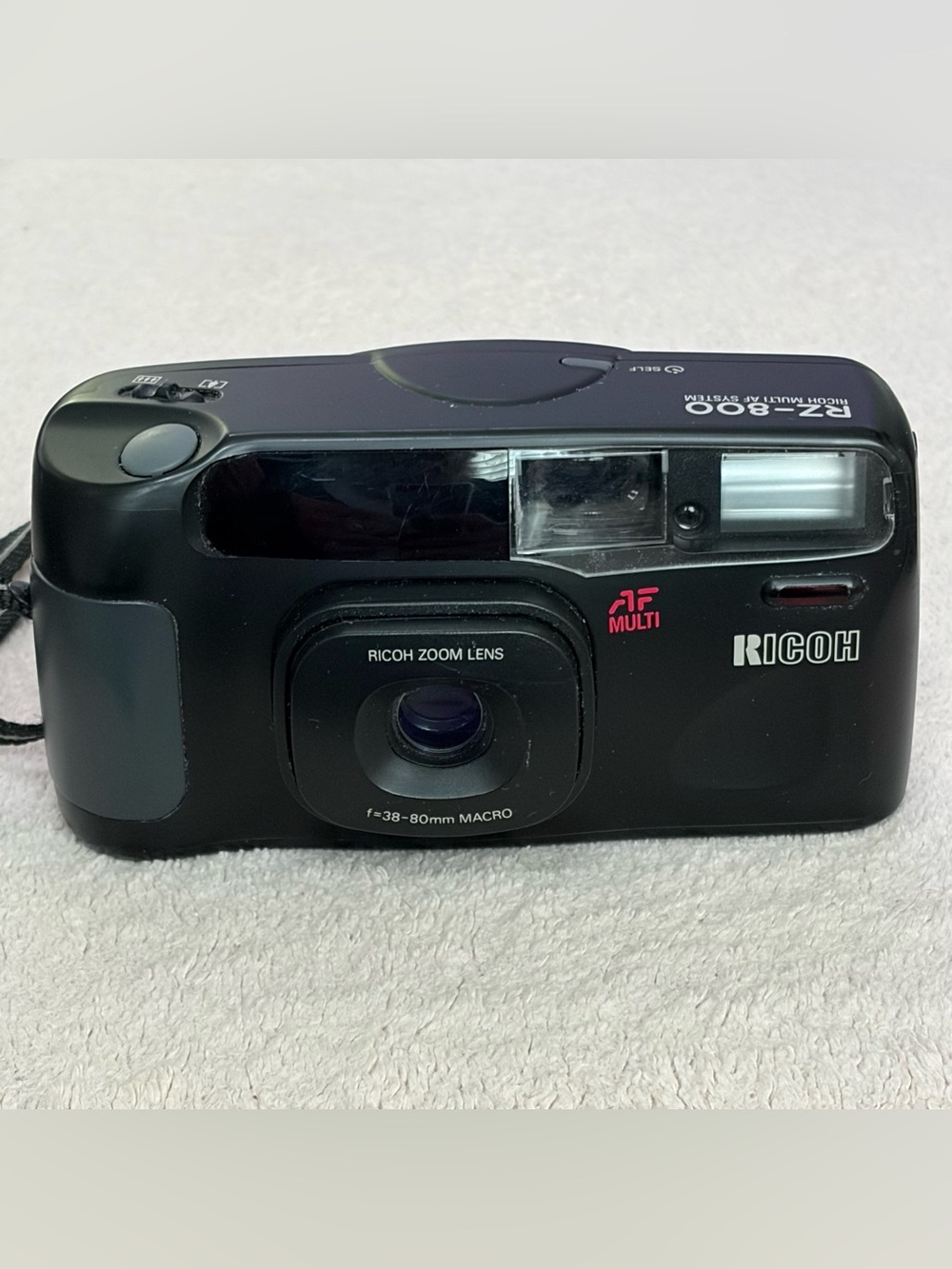 Vintage Ricoh RZ-800 Film Camera Multi AF System w/Strap & Manual WORKS! VTG